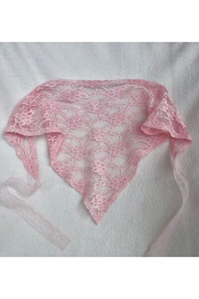 VENÜS MODA by Pınar Βρεφικό παιδικό μαντήλι μπαντάνα πολύχρωμο δαντελένιο μαν...