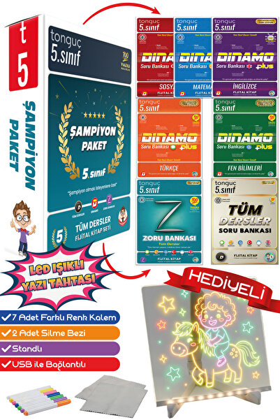 Tonguç Yayınları 5. Sınıf Tüm Dersler Şampiyon Mega Set 1. Dönem 2. Dönem Tüm...