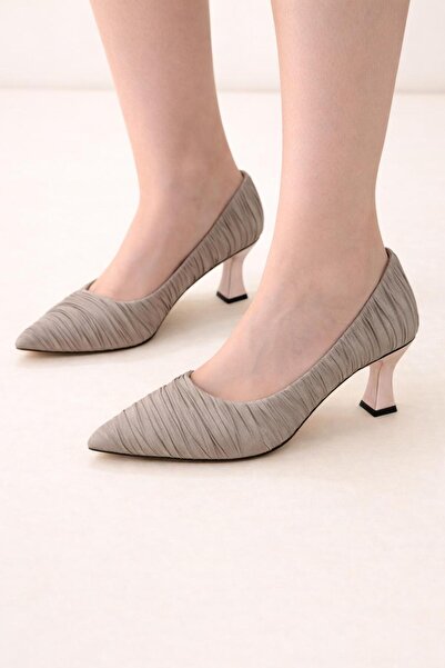 TRENDYSHOSE 05358 Comfortable Satin Women's Heeled Shoes