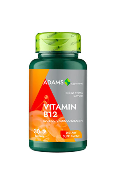 Adams Supplements Vitamina B12 500mg, 30cps,