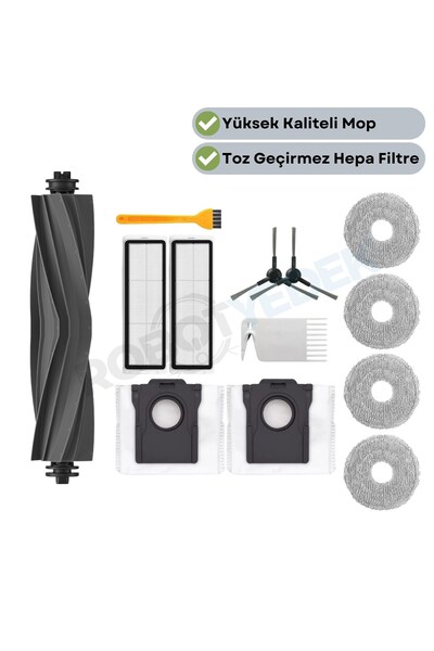 robotyedek Dreame L10S Pro Gen 2 (RLL42SDA) Συμβατό σετ σακουλών σκόνης με φί...