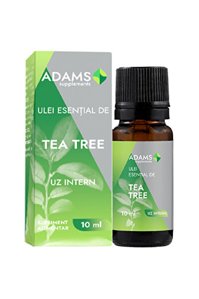 Adams Supplements Ulei esential de Tea Tree, uz intern, 10ml,