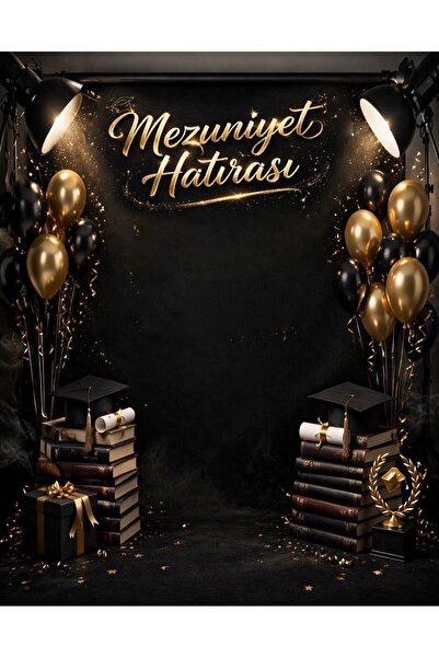 PROMISEBACKDROP2 150x200 Cm Mezuniyet Hatırası Fonu Okul Etkinlik Fon