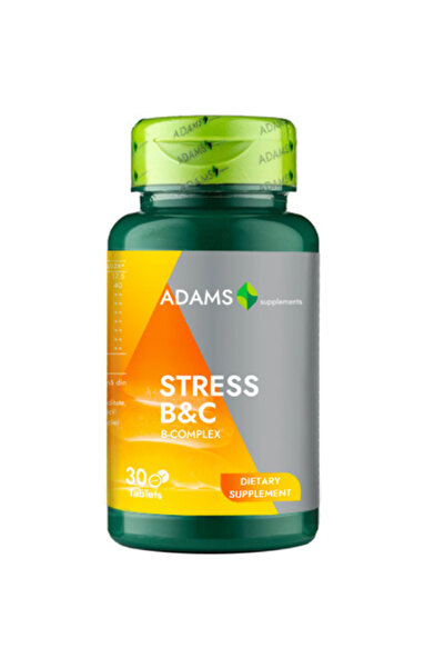 Adams Supplements Stress B&C, 30cps,