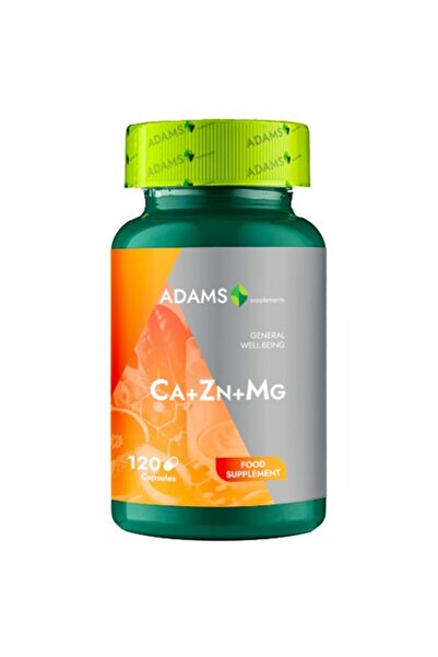 Adams Supplements Ca+Zn+Mg, 120cps,