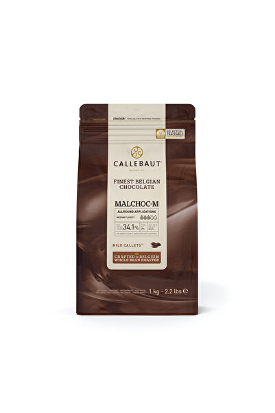 Barry Callebaut Σοκολάτα γάλακτος χωρίς ζάχαρη μίνι 34,1% βούτυρο κακάο 1 κιλ...