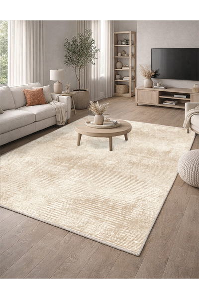 Lioara Home Modern Dijital Baskı Halı | Yıkanabilir Kaymaz Taban Salon & Yata...