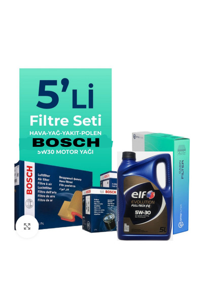 ELF Opel Astra K 1.6 CDTI 136HP Filtre Seti (2015-2020) +Elf 5W30 5LT 2026 Ür...