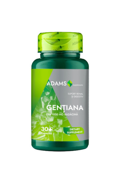 Adams Supplements Gentiana 1000mg, 30cps,