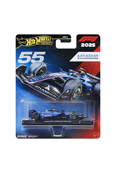 HOT WHEELS 1:64 Scale 2025 Premium Atlassian William Racing Die-Cast Formula ...