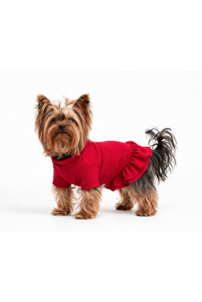 Buddy Store Crinkle Collection – Kırmızı Yazlık Elbise (Premium)