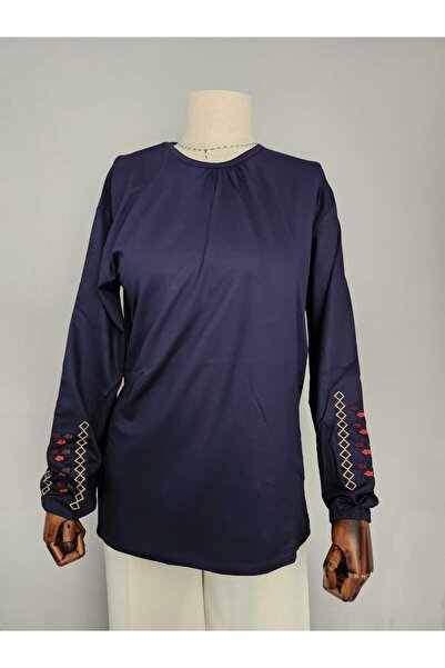 Nacar Moda Women's Lycra Combed Cotton Blouse for Middle Age and Above, Four ...