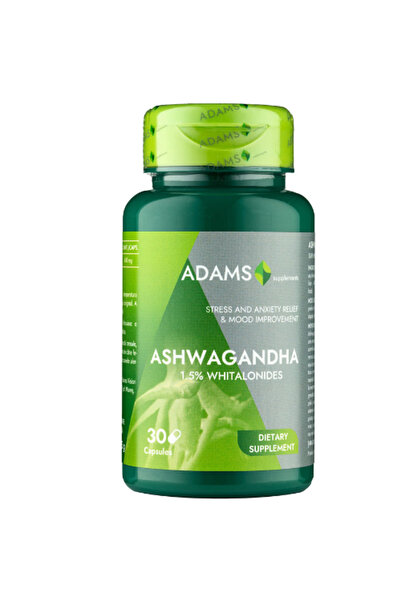 Adams Supplements Ashwaghanda 400mg, 30cps,