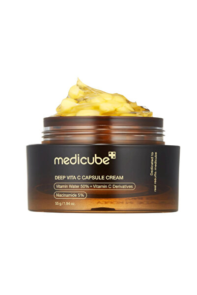 Medicube Deep Vita C Κάψουλα Ελαφριά Κρέμα Προσώπου Ημέρας 24ωρης Ενυδάτωσης ...