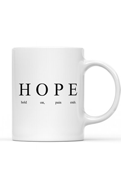 Beta Moda Hub Hope Written Minimalist Design Mug Model 233 Motivational Theme...