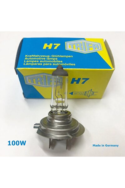 Eda TRIFA H7 100 Watt 12V PX26d Halojen Far Ampulü 1 Adet Sarı 01608