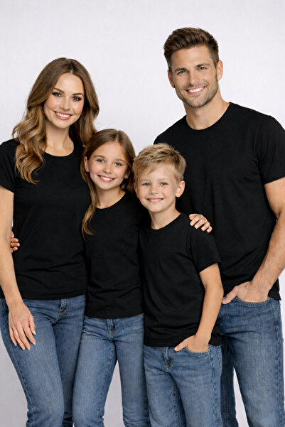 VODEXA Tricou combinat pentru copii de familie, supradimensionat, tricou twin...