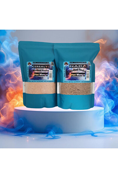 Aqua Nada AquaCarp Σετ Τροφοδότη Μεθόδου 2 ΤΕΜΑΧΙΑ Έντονο Μάνγκο 500ΓΡ+500ΓΡ