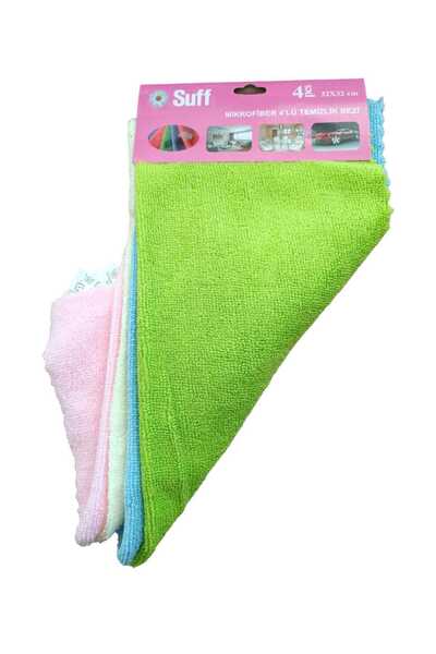 Beta Moda Hub Microfiber Car Cleaning Cloth Towel 4 &amp; # 39 Pieces 32X32Cm