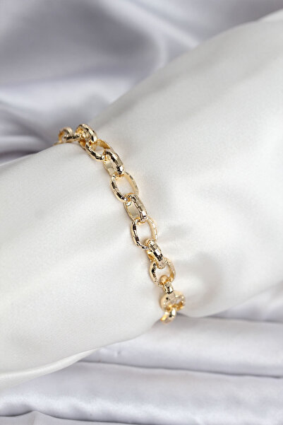 NY JOY Plated Laser Chain Model cm Women's Bracelet