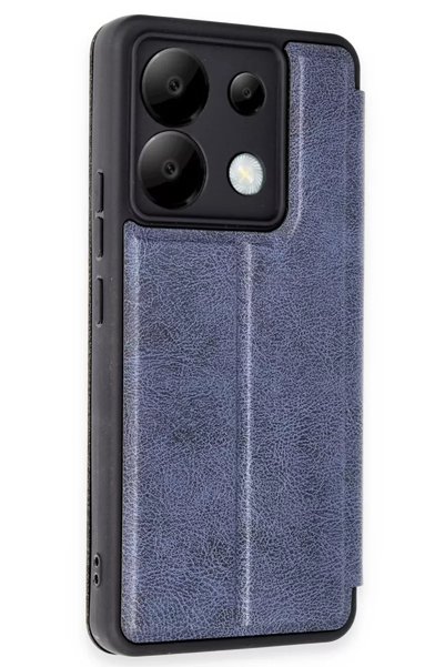 Genel Markalar Newface Xiaomi Redmi Note 13 Pro 5G Kılıf Flip Cover - Lacivert