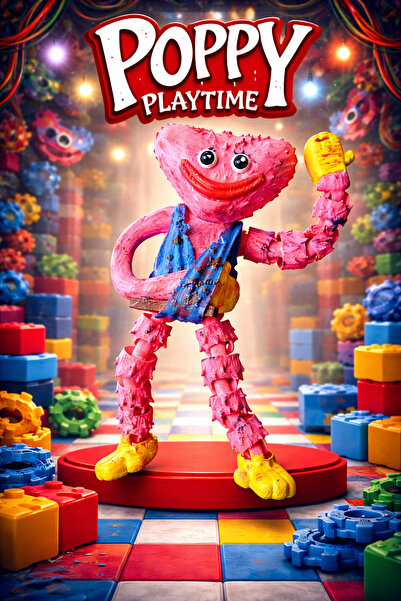 Rüzgar Tasarım Poppy Playtime Yaralı Kissy Missy Eklemli Oyuncak Bacakları Ve...