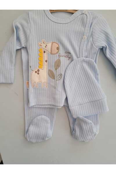MonAlisa Kids Giraffe Patterned Baby Set
