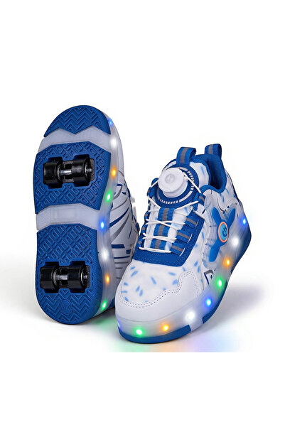 Callibron PATENLİ IŞIKLI SPOR AYAKKABISI & TEKERLEKLİ SNEAKERS