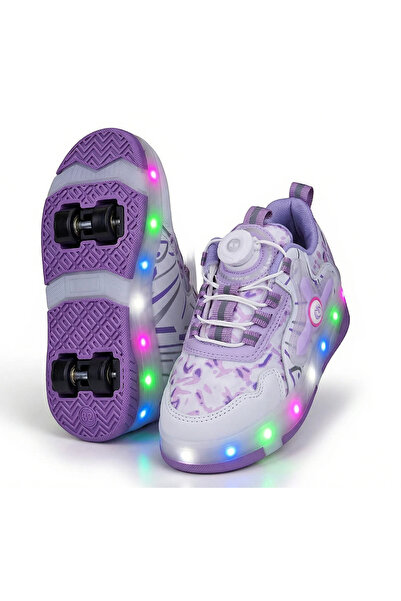 Callibron PATENLİ IŞIKLI SPOR AYAKKABISI & TEKERLEKLİ SNEAKERS