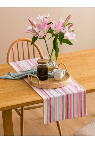 LC Waikiki LCW HOME Karışık Çizgili Runner 40x120 Cm