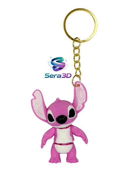 sera3d Gift 3D Keychain Stitch Flexi Movable Design 20 Pieces