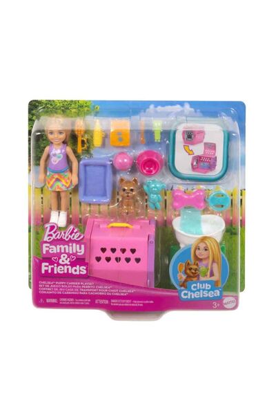 Barbie Chelsea Köpekçiğin Taşıma Çantası Oyun Seti JDF89