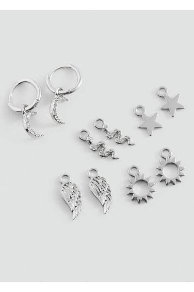 MANGO Kids Multi-charm earrings