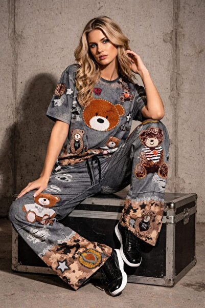 DENİKK ΣΕΤ ΦΟΡΜΑΣ ΜΕ ΚΕΝΤΗΜΑ ΚΑΙ ΕΙΔΙΚΗ ΣΤΑΜΠΑ ΠΕΤΡΑΣ - SPECIAL STONE PRINT E...