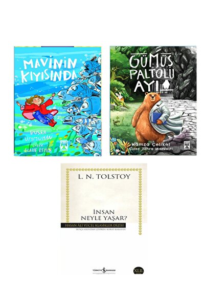 Timaş Çocuk 4-5-6-7.Sınıf Okuma Seti Mavinin Kıyısında Gümüş Paltolu Ayı İnsa...