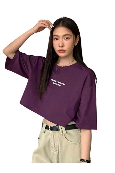 BENROMA PETEET ΣΤΟΥΔΙΟ Τυπωμένο Κροπ Τιστριτς 3UT4