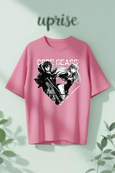 Vordevia Μπλουζάκι Code Geass με στάμπα από βαμβάκι σε μεγάλο μέγεθος