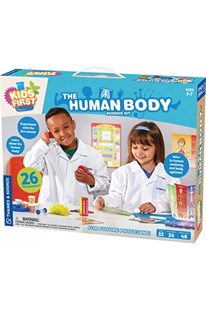 Thames & Kosmos Kit STEM Primii pasi - Corpul uman, 70 piese