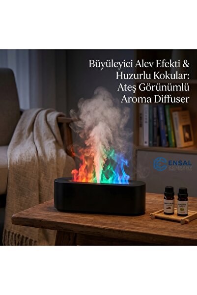 Alaska Rengi Şık Tasarım Hava Nemlendirici Aromaterapi Buhar Makinesi