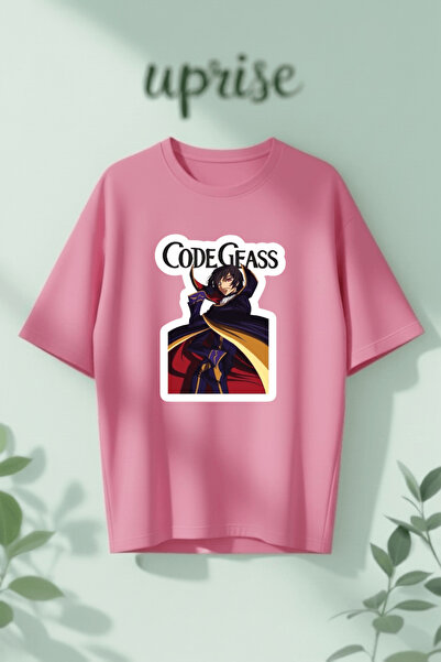 Vordevia Μπλουζάκι Code Geass με στάμπα από βαμβάκι σε μεγάλο μέγεθος