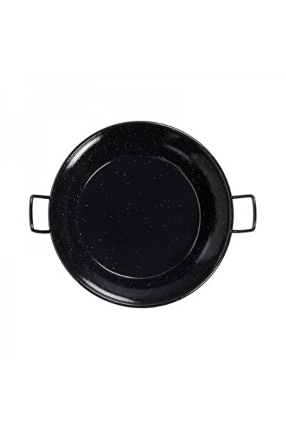 COK Βαθιά εμαγιένισητη ανοξείδωτη σκεύη για παέγια, Μαύρη, 38 εκ.