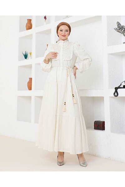 NevaMar Embroidered Burcuk Dress