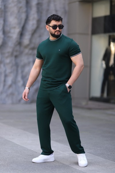 cto your style Ανδρικό Σετ με Λαιμόκοψη Ποδηλάτου (μπλουζάκι + παντελόνι) άνε...