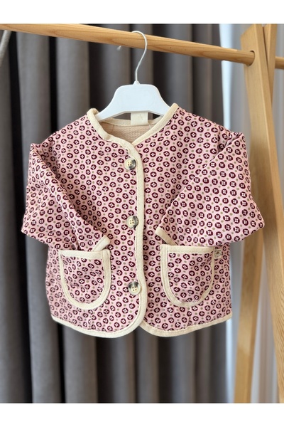 Baby Aden BabyAden γεωμετρικό σχέδιο με διπλές τσέπες με κουμπιά μπροστά εποχ...