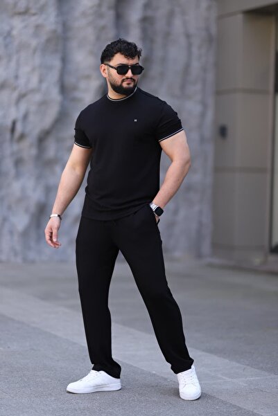 cto your style Men's Crew Neck (T-Shirt + Pants) Comfortable Fit Bottom - Top...