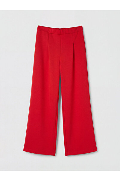 LC Waikiki Peak New Season Girls' Wide Leg Soft Touch Sweatpants