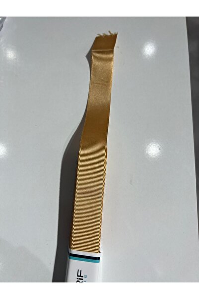 hobi dünyası evim Hobidünyaevim – Elegant Grosgrain Ribbon 2Cm*10M Gold Color