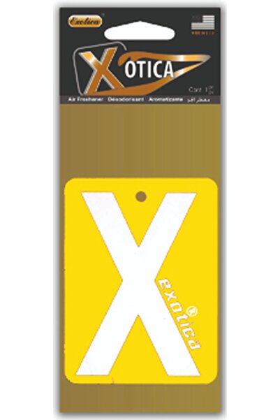 Exotica Fresheners Original X Card Vanilla Oto Asma Koku (Made In Usa)