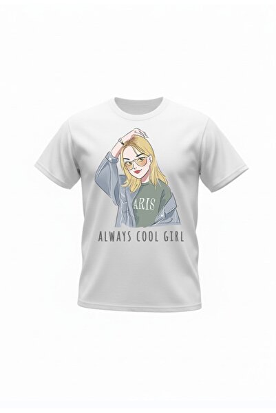 URBANTRENDSTORE Unisex Cool Girl Oversize Fit Άνετο Φαρδύ T-shirt Καθημερινό ...