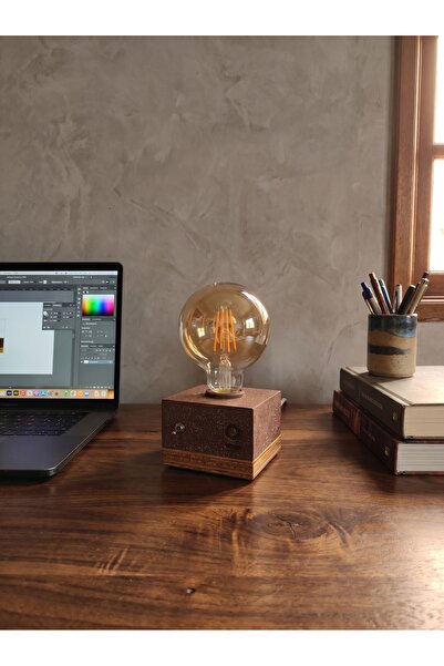 Glarus Atelier By COWO | Beton Masa Lambası - Modern Tasarım Gece Lambası, G9...